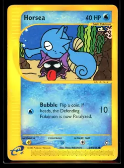 2003 E-Reader- Aquapolis Horsea #84 Non Holo Pokemon Card - Image 1
