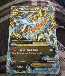 Pokemon TCG Mega M Charizard EX Flashfire Holo Ultra Rare Card 69/106 XY - Image 1