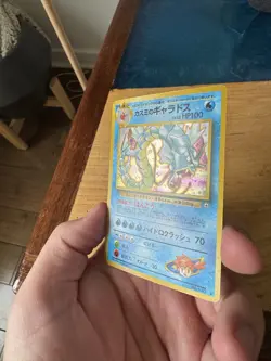 Misty's Gyarados Japanese Pocket Monster Pokemon TCH Holo Rare Card No 130 - Image 3