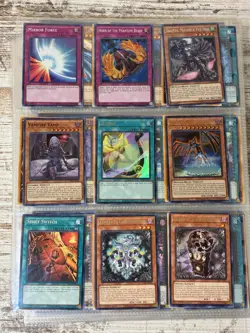 Yugioh Card Lot 8 Pages Of Modern And Vintage Mostly Medium Play Condition - Image 2