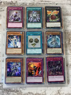 Yugioh Card Lot 8 Pages Of Modern And Vintage Mostly Medium Play Condition - Image 4