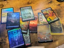 MTG Full Art Basic Land Lot. 1000+ Cards - Image 1