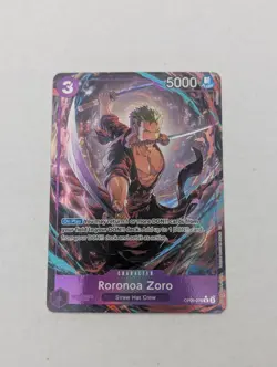 One Piece Card Game TCG PRB02 Roronoa Zoro OP09-076 (Alternate Art) - Image 1