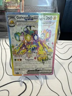 Pokemon Galvantula EX TCG Stellar Crown Tera Full Art Card 159/142 NM English - Image 1