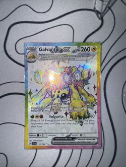 Pokemon Galvantula EX TCG Stellar Crown Tera Full Art Card 159/142 NM English - Image 2