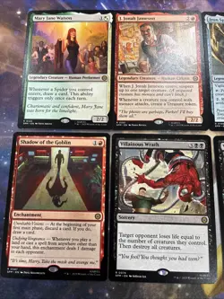 2025 Marvel's Spider-Man MTG Rare Cards Lot Of 8 Unplayed Magic Mary Jane Jonah - Image 2