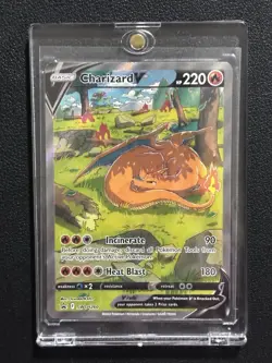 Pokemon Charizard V SWSH260 Full Art Ultra Premium Collection Promo NM TCG Card - Image 1