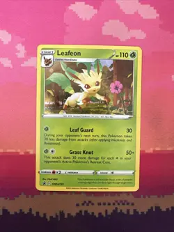 Pokemon Card Leafeon SWSH191 Black Star Promo Near Mint - Image 1