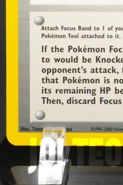 Pokemon TCG Card - Focus Band 86/111 Neo Genesis Rare Vintage - Image 4
