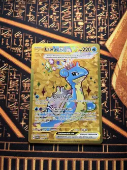Pokemon TCG Lapras Ex Tera Holo Card 164 Promo Black Star NM - Image 1