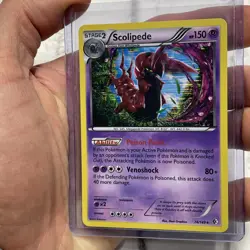 Pokemon 2012 Near Mint NM Scolipede Boundaries Crossed Holo 74/149 Card Nintendo - Image 2