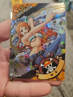 One Piece Trading Card Fish Man Island Nami SSR03 PACK FRESH Rainbow HOLO FOIL - Image 1