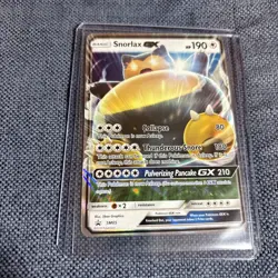 Pokemon TCG Snorlax GX SM05 Sun Moon Black Star Promo Card - Image 1