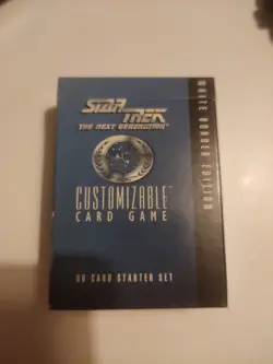 Star Trek Next Generation Card Game Starter Set - Customizable CCG White 1994 - Image 1