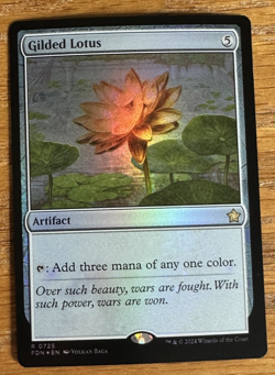 MTG Foundations, Gilded Lotus - Foil - Image 1