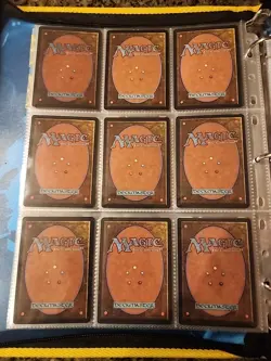 Vintage Magic The Gathering Binder Collection Card Lot MTG 1993-2003 Rares - Image 5