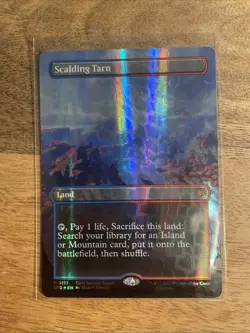 Scalding Tarn Borderless Dragonscale Foil Special Guests Edition NM Magic Mtg - Image 1