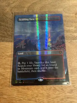 Scalding Tarn Borderless Dragonscale Foil Special Guests Edition NM Magic Mtg - Image 3