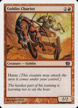 1x Goblin Chariot NM Eng MTG - Eighth Edition - Image 1
