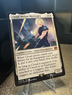Cloud, Midgar Mercenary MTG:FIN NM Non-Holo, Tracked Shipping, Make Offer - Image 1