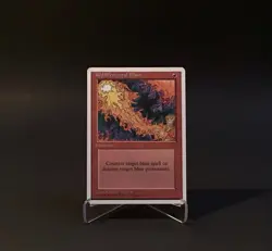 Magic: The Gathering Red Elemental Blast MTG 4th Edition Vintage 1995 LP - Image 1