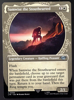 (x4) Samwise the Stouthearted 0306 Showcase Uncommon Lord of the Rings MTG NM - Image 1