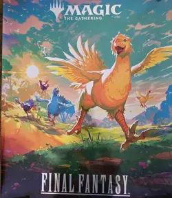 MTG Final Fantasy Magic The Gathering Chocobo 18 x 24 FOIL Promo Poster - Image 1