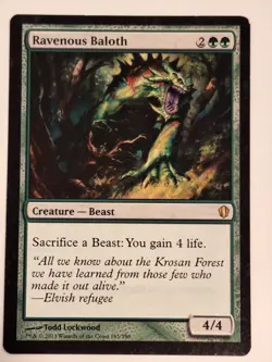 Ravenous Baloth - Commander: 2013 - Magic the Gathering MTG Nice! - Image 1