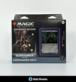 MAGIC THE GATHERING WARHAMMER 40,000 SZAREKH THE SILENT KING SEALED BOX - Image 1