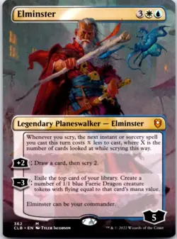 Elminster (Borderless) - Commander Legends: Battle for Baldur's Gate - 362 NM - Image 1