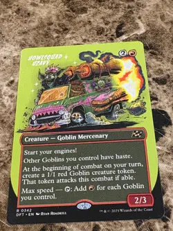 HOWLSQUAD HEAVY Magic MTG Aetherdrift Borderless - Image 1