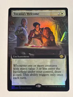 Tocasia’s Welcome - (Extended Art FOIL) - The Brothers’ War- NM - Image 1