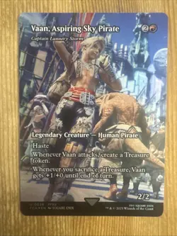 Vaan, Aspiring Sky Pirate BORDERLESS X1 NM Final Fantasy MTG FOIL - Image 1