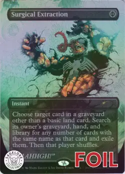 MTG Surgical Extraction (Col) (Rainbow Foil) (2003) | NM Foil | Spider-Man {SLD} - Image 1