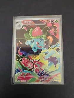 Ivysaur Illustration Rare 134/132 Near Mint Mega Evolution Pokemon TCG English - Image 1