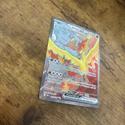Pokemon TCG Team Rocket's Moltres EX 208/182 Sv10: Destined Rivals Holo NM - Image 3