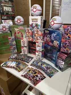 Pokemon Card TCG Scarlet & Violet MEGA Bundle Lot of 29 Sealed boxes! 29 packs! - Image 2