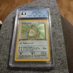 💥 Pokemon TCG Kangaskhan Jungle 5/64 Holo 1st Edition 👀 Holo Rare - CGC 8.5 - Image 1