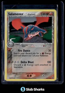 2005 POKEMON EX DELTA SPECIES #14/113 SALAMENCE HOLO - Image 1