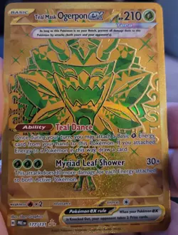 Pokemon TCG - Prismatic Evolutions - Hyper Rare - Teal Mask Ogerpon ex - 177/131 - Image 1