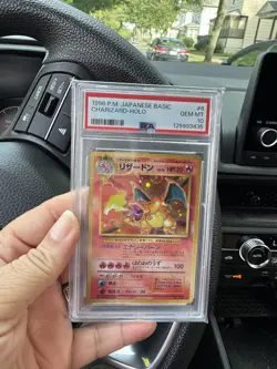 Pokemon PSA 10 GEM MINT 1996 Japanese Charizard Base Set Original Holo - Image 1