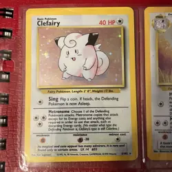 Vintage Pokemon TCG Binder Page Lot HOLO WotC Original Owner Jungle Fossil Base - Image 2