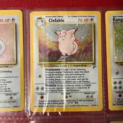 Vintage Pokemon TCG Binder Page Lot HOLO WotC Original Owner Jungle Fossil Base - Image 3