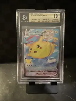 2021 Pokemon Celebrations #007 Flying Pikachu VMAX - Holo BGS 10 - Image 1