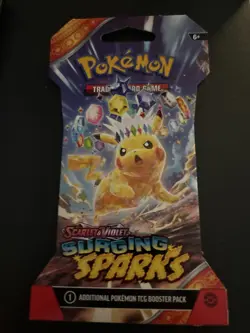 VERY HEAVY - 31.79g - Pokemon Surging Sparks Sleeved Booster Pack - SEALED! - Image 2