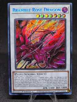 Yu-Gi-Oh! Bramble Rose Dragon DOOD-EN039 1st Edition (ScR) NM - Image 1