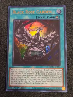 Black Rose Garden Ultra Rare DOOD-EN055 NM 1st Ed Yu-Gi-Oh! - Image 1