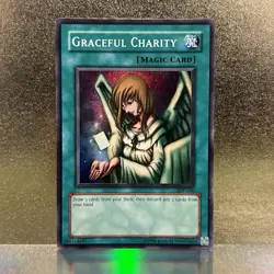 YuGiOh • Graceful Charity • SDP-040 • Holo Super Rare • LP - Image 1
