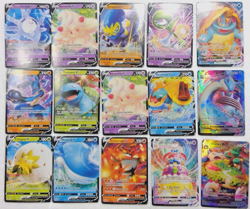 Nintendo Pokemon Japanese Pocket Monster Card Game Lot 15 Cards V-Max Basic & 1 - Image 1