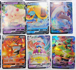 Nintendo Pokemon Japanese Pocket Monster Card Game Lot 15 Cards V-Max Basic & 1 - Image 2